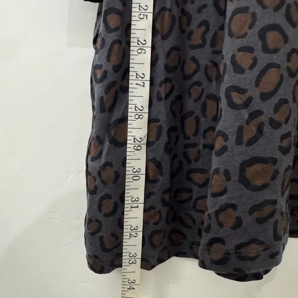 Boden gray leopard print tunic swing dress Size 10R - Picture 4 of 12
